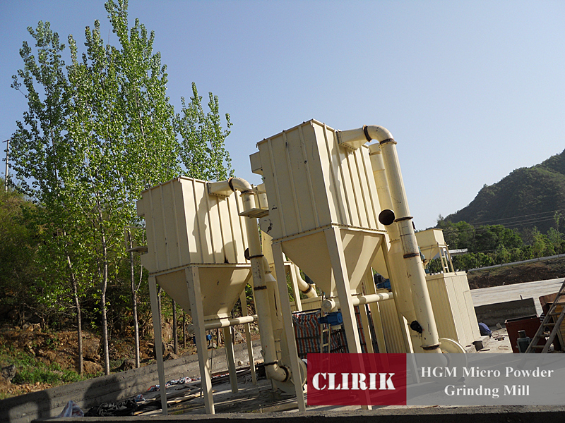 Chalk crushing plant